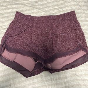 Athleta Printed Mesh Racer Short